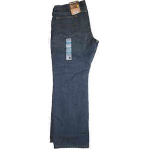 NWT Carhartt Men's Fleece Lined Relaxed Fit Blue Denim Jeans Size 40 x 30.